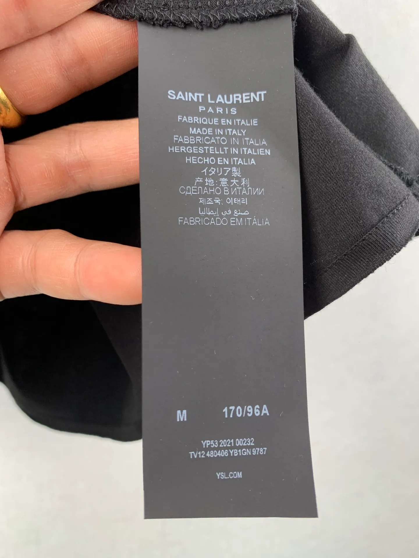 SAINT LAURENT 26SS T Authentic 2099 ，32 160 ，1*1 210 ， ， ， 1：1 ， Size：S M L XL